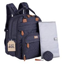 BabbleRoo Mochila Bolsa de Fraldas Extra Grande 40L Azul Denim BabbleRoo Mochila Bolsa de Fraldas Extra Grande 40L Azul Denim