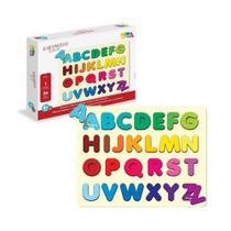 Babebi - alfabeto maiusculo de encaixe montessori 4 anos