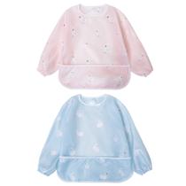 Baberos Little Dimsum para Bebé 2-Pack, Impermeables, de Manga Larga