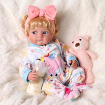 BABESIDE Boneca Reborn de 17" com olhos giratórios BABESIDE Boneca Reborn de 17" com olhos giratórios