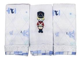 Babete 32cm X 32cm Circus Loupiot Pacote Com 3 Unidades
