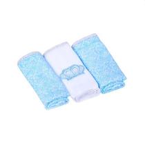 Babete bebe minasrey reininho classic azul com 3 unidades atacado