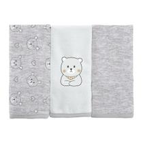 BABETE BUBLIM MALHAS URSOS - Kit com 3 Unidades BABETE BUBLIM MALHAS URSOS - Kit com 3 Unidades