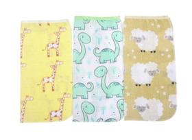 Babete com 3 unidades Estampada Soft Filhotes Minasrey Babete com 3 unidades Estampada Soft Filhotes Minasrey