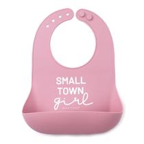Babete de comida Bella Tunno à prova d'água de silicone ajustável para bebês Babete de comida Bella Tunno à prova d'água de silicone ajustável para bebês