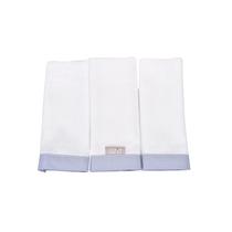Babete Fralda Loupiot Cores Azul Céu - 3 Unidades Babete Fralda Loupiot Cores Azul Céu - 3 Unidades