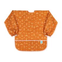 Babete impermeável para crianças com mangas Smock Bumkins, de 3 a 5 anos, laranja