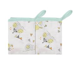 BABETE KARINHO SOFT 1573 NEUTRO - Paninho de Boca com Prendedor de Chupeta