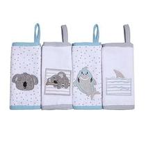 Babete papi friends soft - coala tubarao - 3 unidades