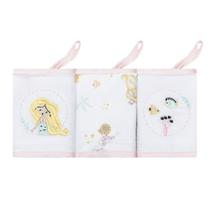 Babete Papizinha C/3 Feminino Rosa/Sereia 1094/2099