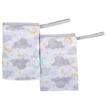 Babete Soft Baby Nice - REF3464 - Cinza - 2 Unidades