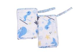 Babete Soft Dengo - Ref. 3683 - Azul - 100% Algodão