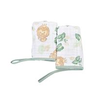 Babete Soft Dengo Verde - 100% Algodão - 20cm x 40cm