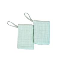 Babete Soft Loupiot - Panos de Boca em Cores Verde - 2 Unidades