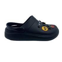 Babuch Feminino Moleca com Pins Preto 5832201 - Preto 40 Babuch Feminino Moleca com Pins Preto 5832201 - Preto 40