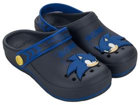 Babuch Infantil Menino Sonic City Grendene Kids Cinza Escuro