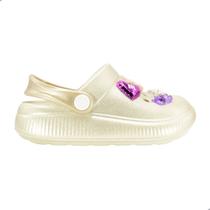 Babuch Infantil Molekinha Creme/Dourado