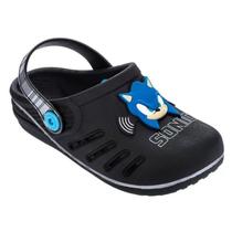 Babuch Sonic Speed Preto - Produto Original - GRENDENE KIDS