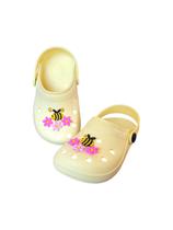 Babuche Abelhinha Floral Infantil Abelha Menina Leve Confortável Babuche Abelhinha Floral Infantil Abelha Menina Leve Confortável