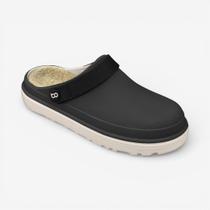 Babuche Boa Onda Cloe Feminina Com Pelo Preto Babuche Boa Onda Cloe Feminina Com Pelo Preto