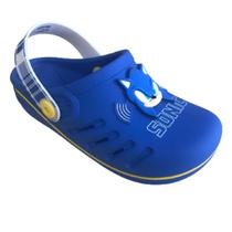 Babuche Casual Infantil Menino Borracha Sonic 22594