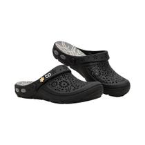 Babuche Feminino com Estampa de Flores Boa Onda Babuche Feminino com Estampa de Flores Boa Onda