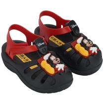 Babuche Grendene Infantil Menino Mickey Disney Confortavel Babuche Grendene Infantil Menino Mickey Disney Confortavel