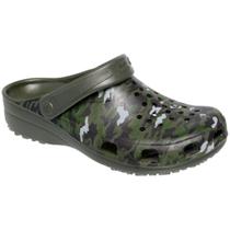Babuche Infantil Camuflado Verde Militar Confortável Chinelo Babuche Infantil Camuflado Verde Militar Confortável Chinelo