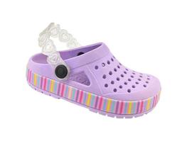 Babuche Infantil Cristal Lilás Lu e Lua