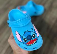 Babuche Infantil Desenho Stitch Confortável Macio Enfeite Especial