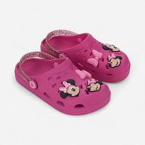 Babuche Infantil Disney Smile Minnie Rosa Babuche Infantil Disney Smile Minnie Rosa