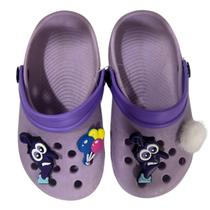 Babuche Infantil Divertidamente Medo Lilás