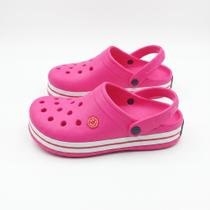Babuche Infantil EVA Leve Antiderrapante Menino Menina Sandália Mule com Tira e Pingente Smiley Tamanhos 25 ao 32