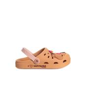 Babuche Infantil Grendene Capivara Hype Marrom