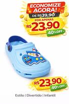 Babuche infantil masculina confortável leve antiderrapante dia a dia