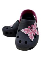 Babuche infantil menina borboleta leve macio e anatomico