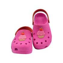 Babuche Infantil Menina Chinelo Estampa Cupcake Confortável Babuche Infantil Menina Chinelo Estampa Cupcake Confortável
