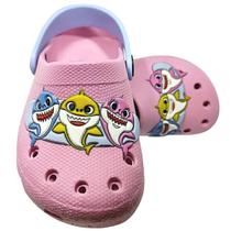 Babuche Infantil Menina Croco Baby Sark Leve e Confortável