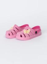 Babuche Infantil Menina Rosa Borboleta Delicada
