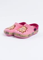 Babuche Infantil Menina Rosa com Tira Pink Capivara