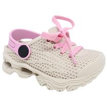 Babuche Infantil Menina Tenis Delicado Leve Macio Antiderrapante Flexivel Confortavel Moderno