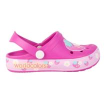 Babuche Infantil Menina Worldcolors 368.003 Moranguinho Babuche Infantil Menina Worldcolors 368.003 Moranguinho