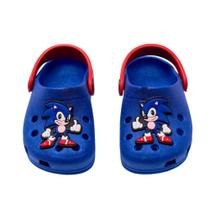Babuche Infantil Menino Croks infantil Menino Sonic Azul