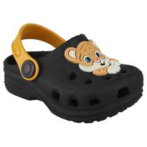 Babuche Infantil Menino Tigre Macio Flexível Antiderrapante Masculino