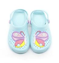 Babuche Infantil Plugt Ventor Borboleta Azul Leve Confortável Antiderrapante para Meninas