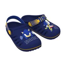 Babuche Infantil Sonic Speed Azul Amarelo Grendene Kids 22594-AV892 Babuche Infantil Sonic Speed Azul Amarelo Grendene Kids 22594-AV892