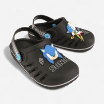 Babuche Infantil Sonic Speed Grendene Kids Preto Babuche Infantil Sonic Speed Grendene Kids Preto
