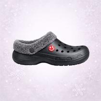Babuche Pantufa Papete Pelo Macio Para Frio Adulto Unissex Yvate