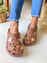 Babuche Plataforma Nuvem Com Pins Pingentes Macia leve 998 Babuche Plataforma Nuvem Com Pins Pingentes Macia leve 998