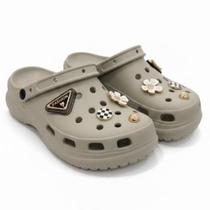 Babuche Plataforma Scaleno Com Botton Bab212 - Creme - 39/40